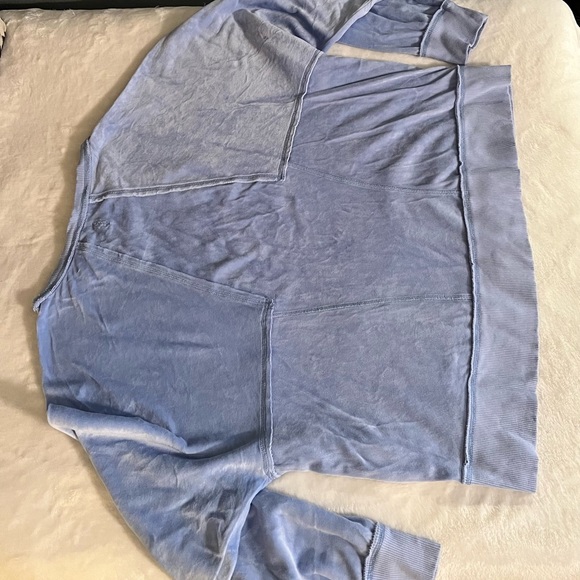 Free People “FP Movement” Strive On Solid Velour Sweatshirt Pullover - Picture 2 of 9